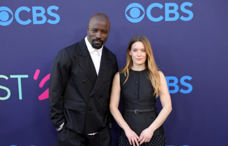 LOS ANGELES, CALIFORNIA - APRIL 15: (L-R) Mike Colter and Rachel Keller attend CBS Fest 2026 at Paramount Pictures Studios on April 15, 2026 in Los Angeles, California. (Photo by Kevin Winter/Getty Images)