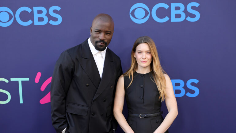 LOS ANGELES, CALIFORNIA - APRIL 15: (L-R) Mike Colter and Rachel Keller attend CBS Fest 2026 at Paramount Pictures Studios on April 15, 2026 in Los Angeles, California. (Photo by Kevin Winter/Getty Images)