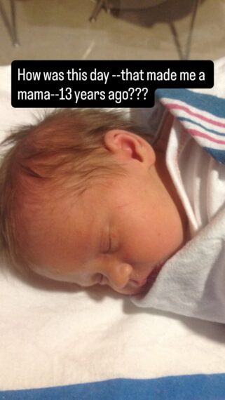 Mila Hager via Jenna Bush Hager's Instagram Story, April 13, 2026.