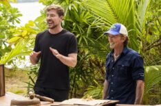 MrBeast and Jeff Probst on 'Survivor,' Season 50, Episode 10, CBS, April 29, 2026.