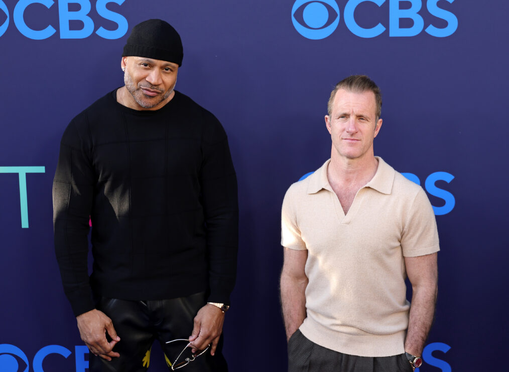 LOS ANGELES, CALIFORNIA - APRIL 15: (L-R) LL Cool J and Scott Caan attend CBS Fest 2026 at Paramount Pictures Studios on April 15, 2026 in Los Angeles, California. (Photo by Kevin Winter/Getty Images)