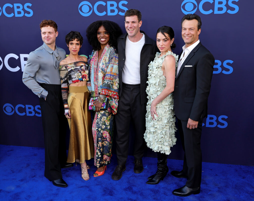 LOS ANGELES, CALIFORNIA - APRIL 15: (L-R) Caleb Foote, Diany Rodriguez, Tyla Abercrumbie, Austin Stowell, Mariel Molino and Kyle Schmid attend CBS Fest 2026 at Paramount Pictures Studios on April 15, 2026 in Los Angeles, California. (Photo by Kevin Winter/Getty Images)