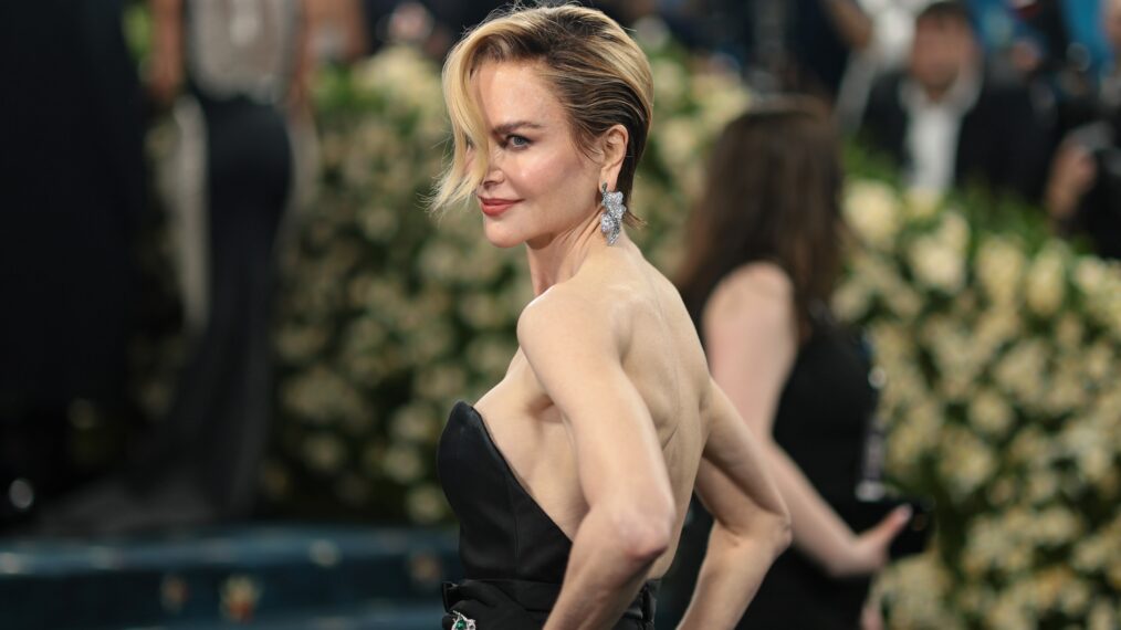 NEW YORK, NEW YORK - MAY 05: Nicole Kidman attends the 2025 Met Gala Celebrating 'Superfine: Tailoring Black Style' at Metropolitan Museum of Art on May 05, 2025 in New York City. (Photo by Dimitrios Kambouris/Getty Images for The Met Museum/Vogue)