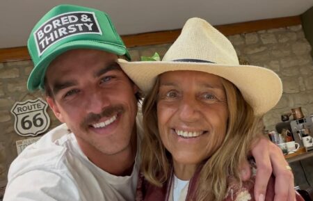 Noah Erb with his mom, Mary, Instagram, October 26, 2025.