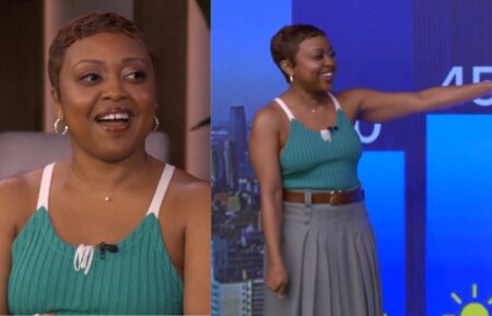 Quinta Brunson on the April 21, 2026, episode of 'Live With Kelly and Mark.'