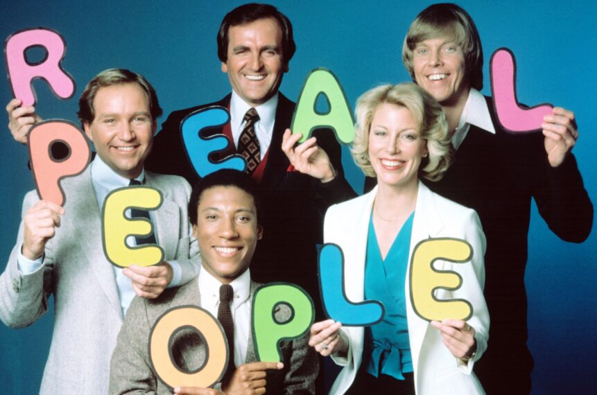 REAL PEOPLE, Bill Rafferty, John Barbour, Skip Stephenson, Sarah Purcell, Byron Allen, 1979-84