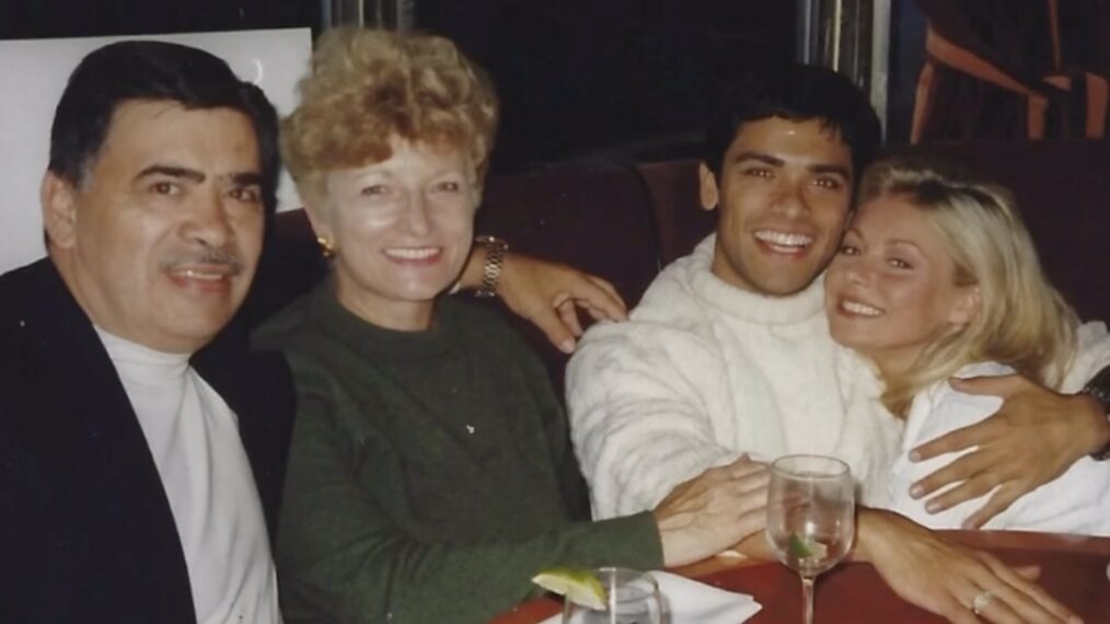 Saul Consuelos, Camilla Consuelos, Mark Consuelos, and Kelly Ripa, Instagram, April 7, 2026.