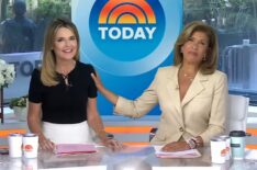 Savannah Guthrie and Hoda Kotb on the April 14, 2026, episode of NBC's 'Today.'