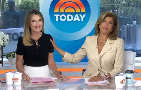 Savannah Guthrie and Hoda Kotb on the April 14, 2026, episode of NBC's 'Today.'