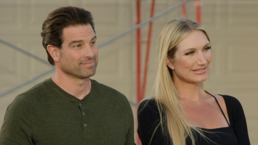 Scott McGillivray and Brooke Hogan on Season 7, Episode 2, of HGTV's 'Rock the Block.'