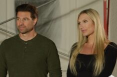 Scott McGillivray and Brooke Hogan on Season 7, Episode 3, of HGTV's 'Rock the Block.'