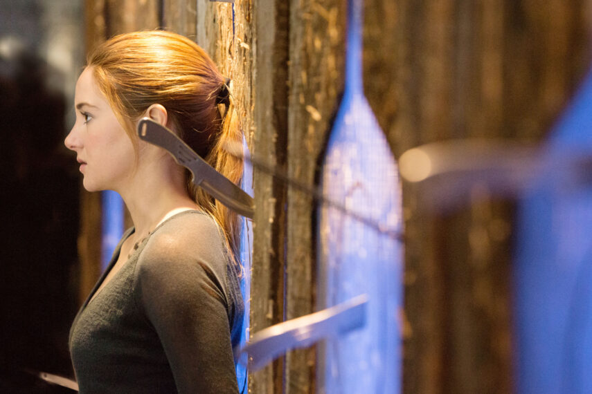 Shailene Woodley as Tris in Divergent