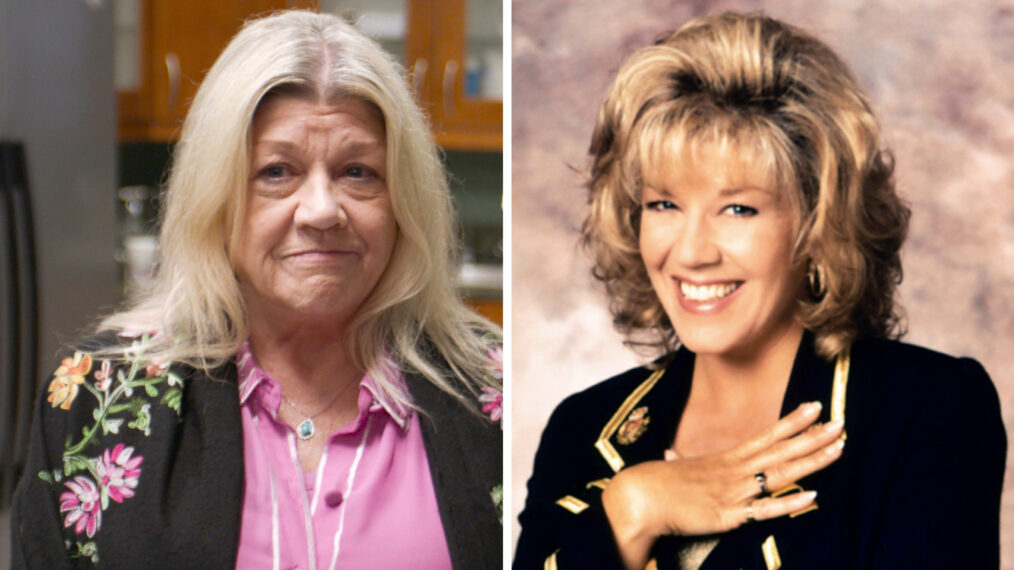 UNHAPPILY EVER AFTER, Stephanie Hodge, 1995-1999, © Tochstone Television/courtesy Everett Collection; ---- JURY DUTY PRESENTS: COMPANY RETREAT, (aka JURY DUTY), Stephanie Hodge, (Season 2, ep. 202, aired March 20, 2026). photo: ©Amazon/MGM Studios / Courtesy Everett Collection