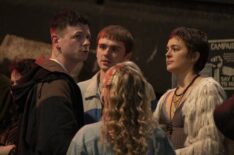 Stuart Campbell, Mitchell Robertson, Julie Cullen, and Philippine Velge, 'Half Man' Season 1, Episode 2, HBO, April 30, 2026.