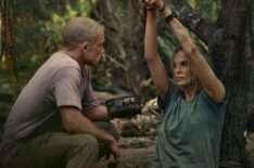 Taron Egerton and Charlize Theron in the Netflix film 'Apex,' premieres April 24, 2026.