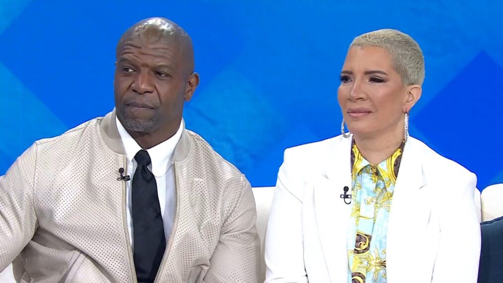 Terry Crews and Rebecca King-Crews on the April 6, 2026, episode of NBC's 'Today.'
