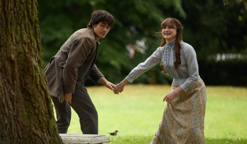 MASTERPIECE The Forsytes Episode Five Sunday, April 19 at 9/8c on PBS Disaster strikes at Forsyte & Co. as Soames puts an end to Irene’s Parisian dreams. Louisa faces a shock eviction. Can Jo save the day? Shown L-R: Philip (Jamie Flatters), June (Justine Moore) For editorial use only. Photographer: Sean Gleason Courtesy of Mammoth Screen & MASTERPIECE