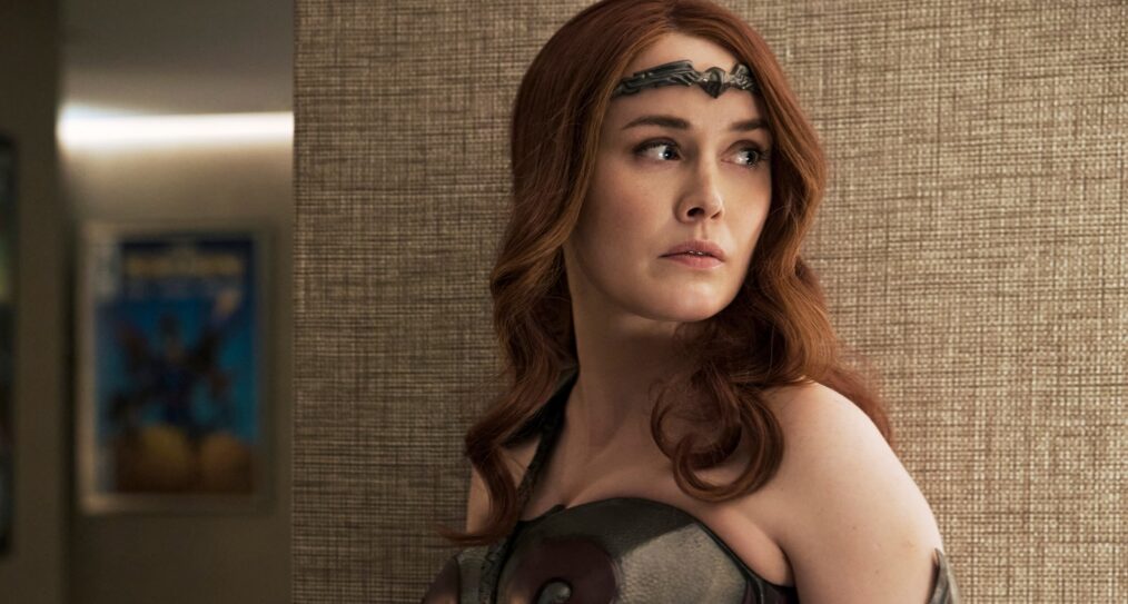 The Boys - Episode 301 - “Payback” Credit: Courtesy of Prime Video Copyright: Amazon Studios Description: Pictured: Dominique McElligott (Queen Maeve)