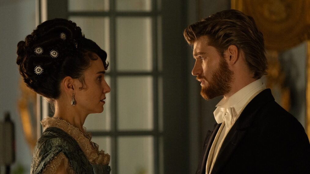 MASTERPIECE The Forsytes Episode Six Sunday, April 26 at 9/8c on PBS Soames commissions a country house, despite Irene’s distress. As Louisa faces a fresh start, Jo decides his future. Ann reveals a dark secret. Shown L-R: Frances (Tuppence Middleton), Jolyon Jr (Danny Griffin) For editorial use only. Photographer: Sean Gleason Courtesy of Mammoth Screen & MASTERPIECE