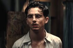 Timothee Chalamet in 'Marty Supreme,' 2025.