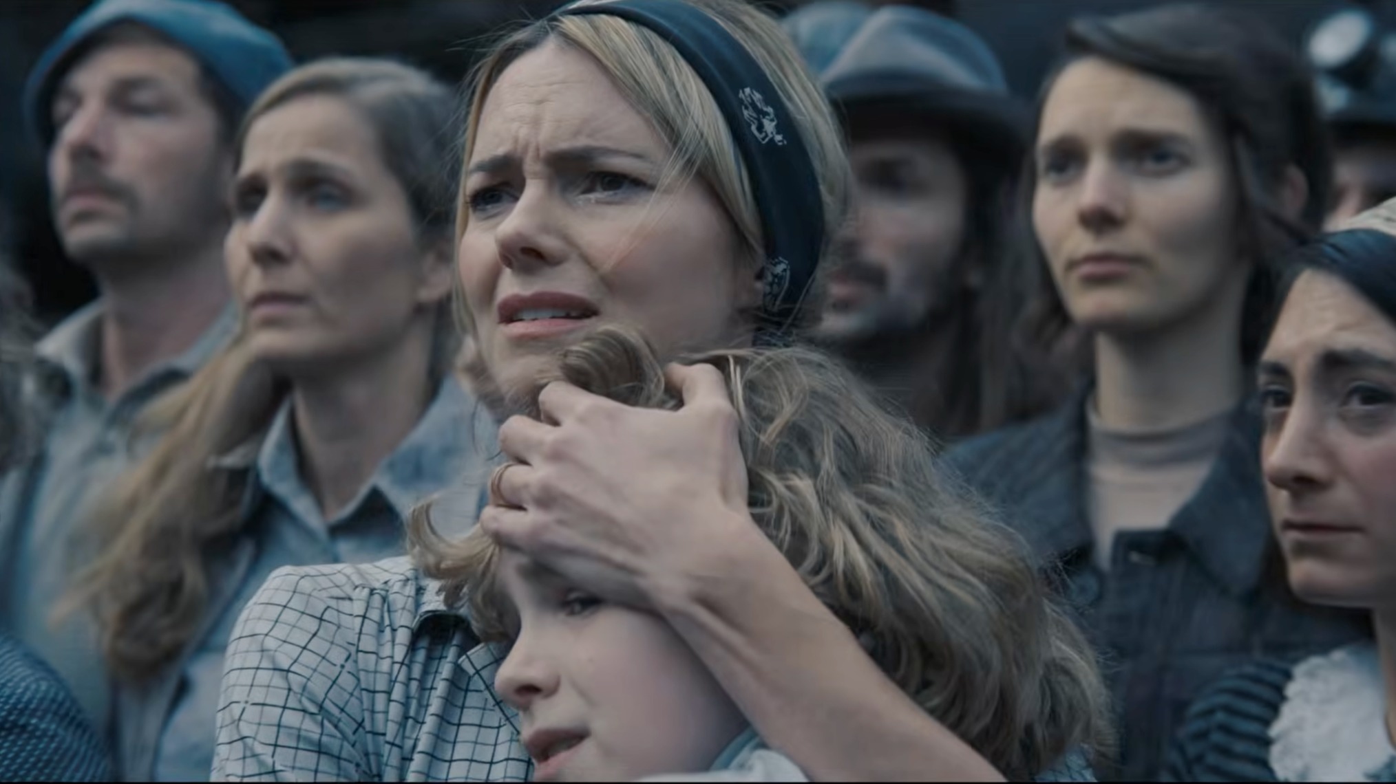 Kara Tointon and Smylie Bradwell as Willamae and Sid in Sunrise on the Reaping