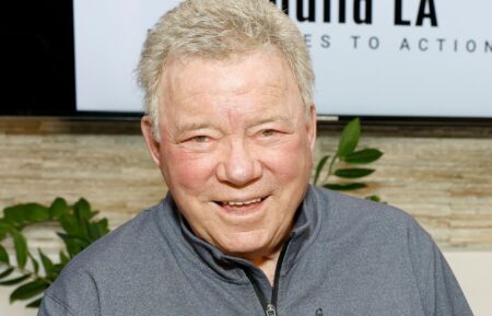 STUDIO CITY, CALIFORNIA - JANUARY 20: (L-R) William Shatner and Jon Cryer attend Concert For America 2025 - Los Angeles on January 20, 2025 in Studio City, California. (Photo by Frazer Harrison/Getty Images)