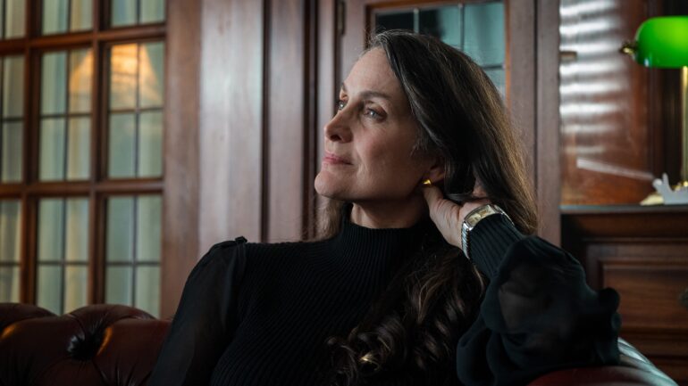 ‘Yaga’ Premiere: Carrie-Anne Moss Explains Sexy Cat & Mouse Game With Noah Reid