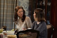 Zoe Perry and Raegan Revord on Season 2, Episode 18 of CBS' 'Georgie & Mandy's First Marriage,' April 30, 2026.