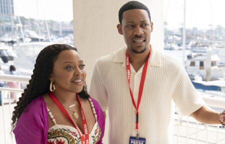 Quinta Brunson and Tyler James Williams in 'Abbott Elementary' Season 5 finale