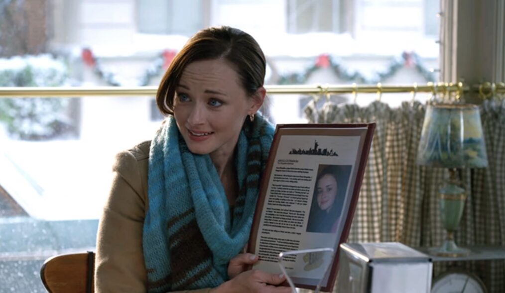 Alexis Bledel as Rory in Gilmore Girls: A Year in the Life