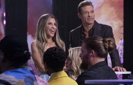 Danielle Fishel and Ryan Seacrest