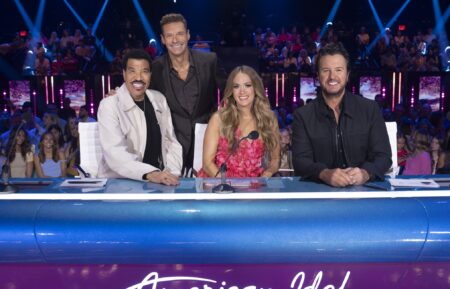 LIONEL RICHIE, RYAN SEACREST, CARRIE UNDERWOOD, LUKE BRYAN