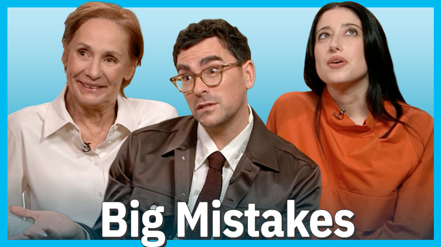 Laurie Metcalf, Dan Levy, and Taylor Ortega for 'Big Mistakes'
