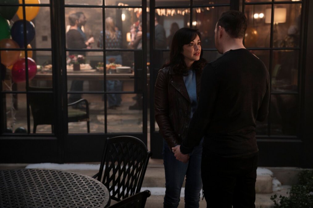 Marisa Ramirez and Donnie Wahlberg in 'Boston Blue' Season 1 Episode 15