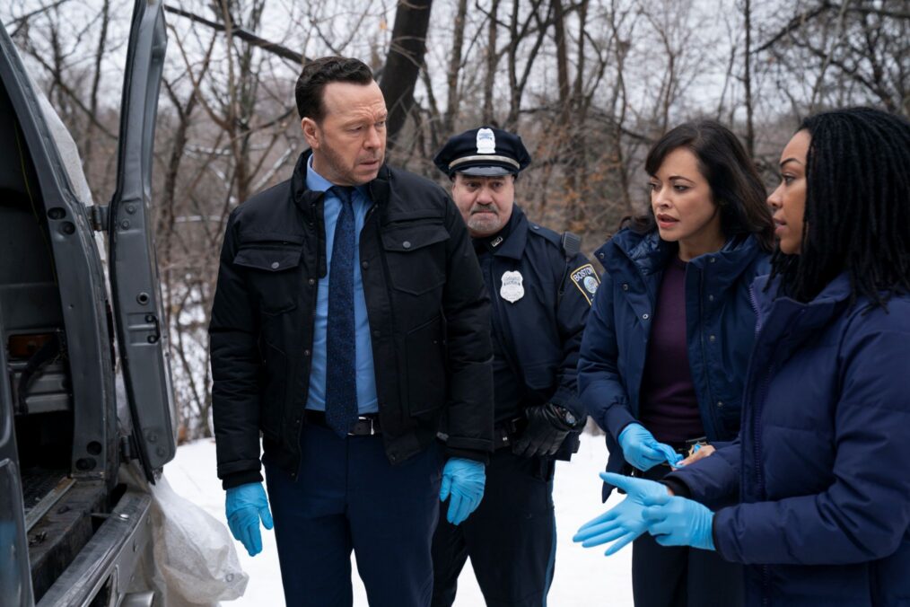 Marisa Ramirez, Sonequa Martin-Green, and Donnie Wahlberg in 'Boston Blue' Season 1 Episode 15