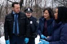 Marisa Ramirez, Sonequa Martin-Green, and Donnie Wahlberg in 'Boston Blue' Season 1 Episode 15