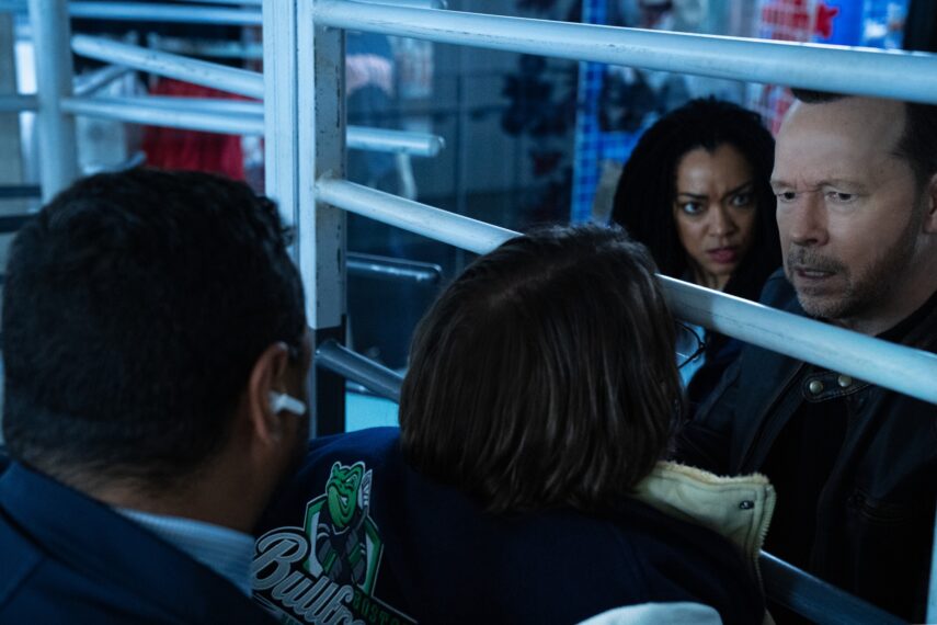 Donnie Wahlberg and Sonequa Martin-Green in 'Boston Blue' Season 1 Episode 17