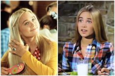'Brady Bunch' Stars Maureen McCormick and Christine Taylor Have a Marcia Reunion (Photo)