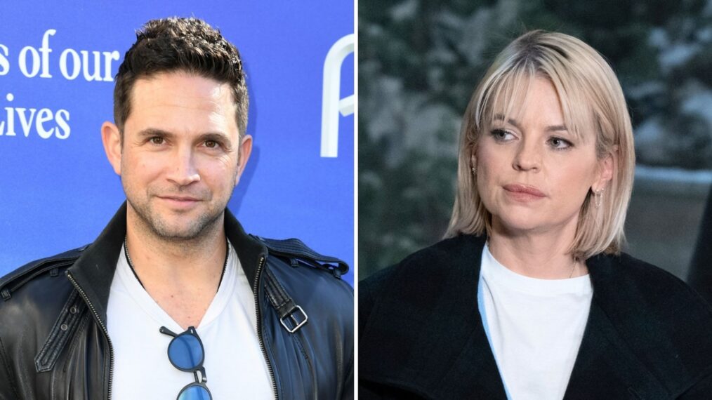 Brandon Barash and Kirsten Storms