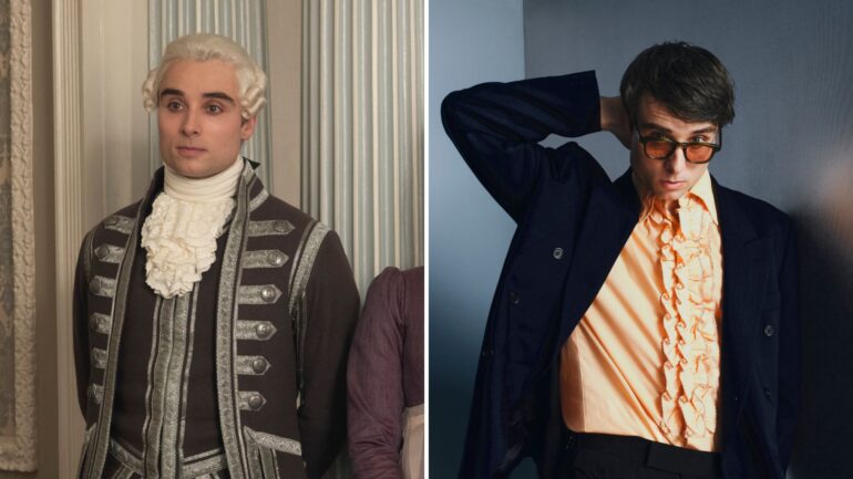 Oli Higginson as Footman John on 'Bridgerton'