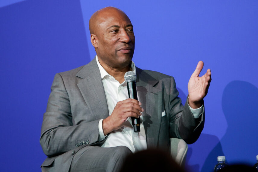 Byron Allen attends Tribeca X - The Value Of Independence In A Shifting Media Landscape at Convene on June 10, 2024 in New York City