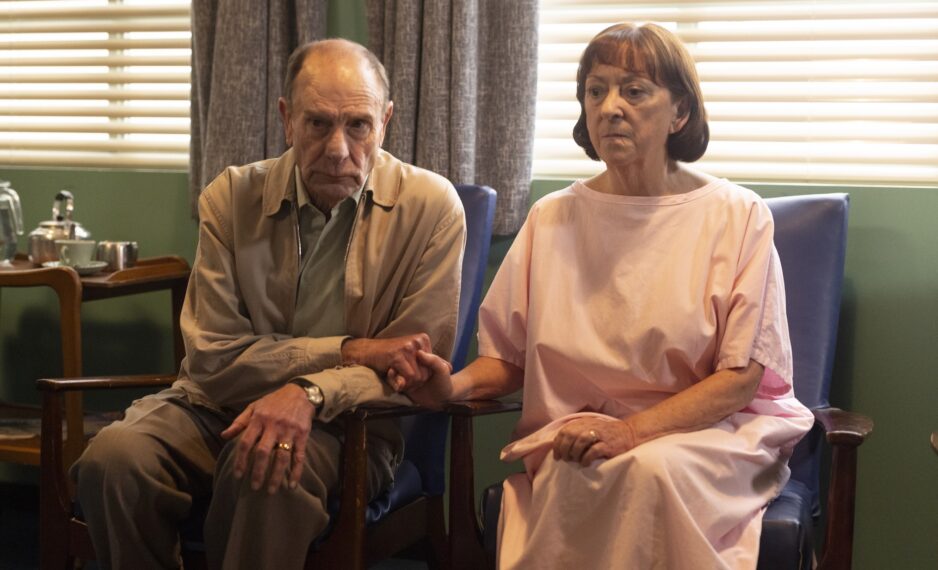 CALL THE MIDWIFE (Season 15) - Season 15 - Episode 4 Edwin Robbins (PHILIP MARTIN BROWN) and Molly (Kate Rutter) - CALL THE MIDWIFE (Season 15) - Credit: Neal Street Productions/Jonathan Browning