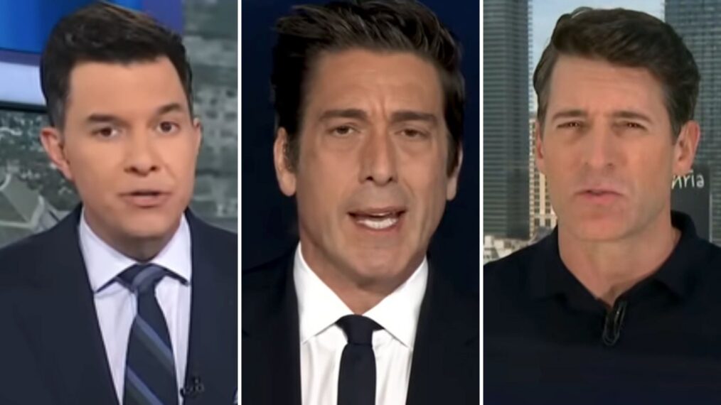 Tom Llamas, David Muir, Tony Dokoupil