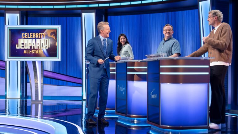 CELEBRITY JEOPARDY! ALL STARS – “QUARTERFINAL #4: Mina Kimes, Andy Richter and Timothy Simons” – Hosted by Ken Jennings and featuring returning celebrity contestants competing for a charity of their choice, “Celebrity Jeopardy! All Stars” continues with Mina Kimes, Andy Richter and Timothy Simons. FRIDAY, APRIL 17(8:00-9:00 p.m. EDT) on ABC.