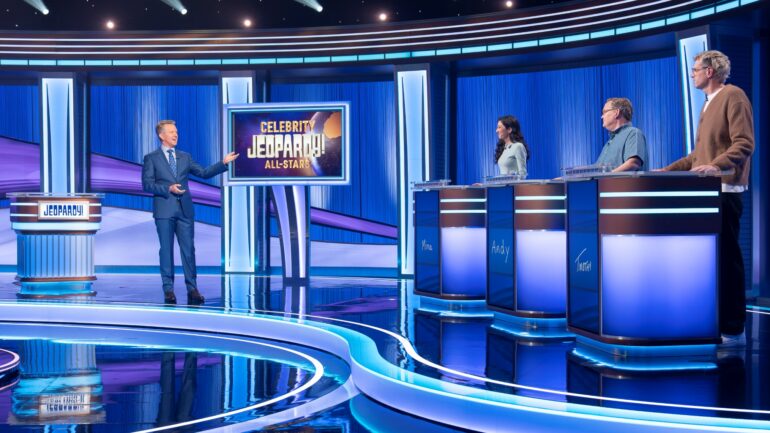 CELEBRITY JEOPARDY! ALL STARS – “QUARTERFINAL #4: Mina Kimes, Andy Richter and Timothy Simons” – Hosted by Ken Jennings and featuring returning celebrity contestants competing for a charity of their choice, “Celebrity Jeopardy! All Stars” continues with Mina Kimes, Andy Richter and Timothy Simons. FRIDAY, APRIL 10 (8:00-9:00 p.m. EDT) on ABC.