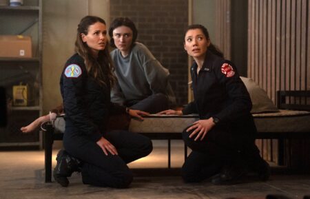 Jocelyn Hudon as Lyla Novak, Gloria Cole as Sarah, Hanako Greensmith as Violet Mikami — 'Chicago Fire' Season 14 Episode 18 
