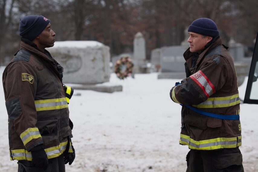 Rob Morgan as Hopkins, Taylor Kinney as Severide — 'Chicago Fire' Season 14 Episode 16 