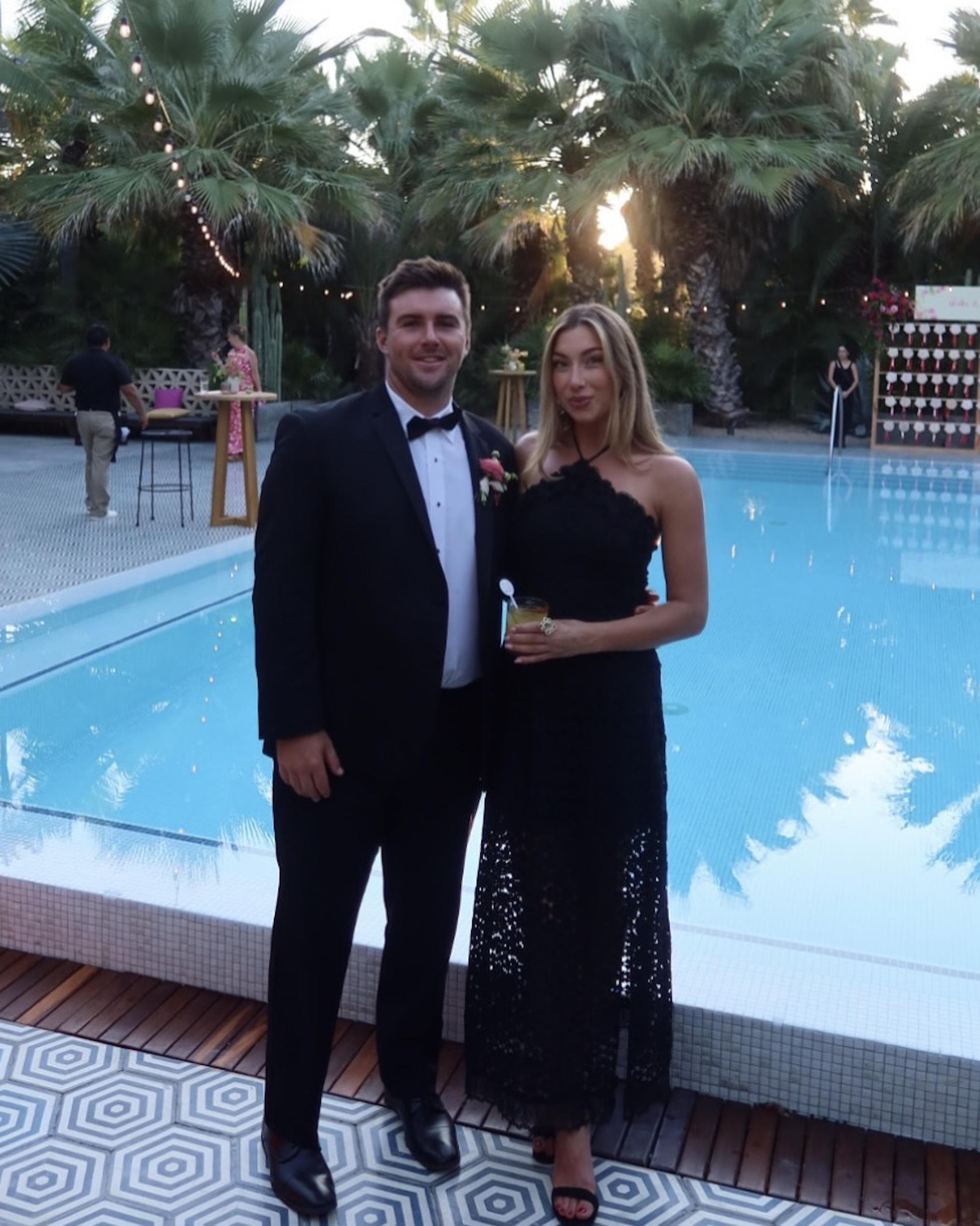 Chris Gotterup and his girlfriend Samantha