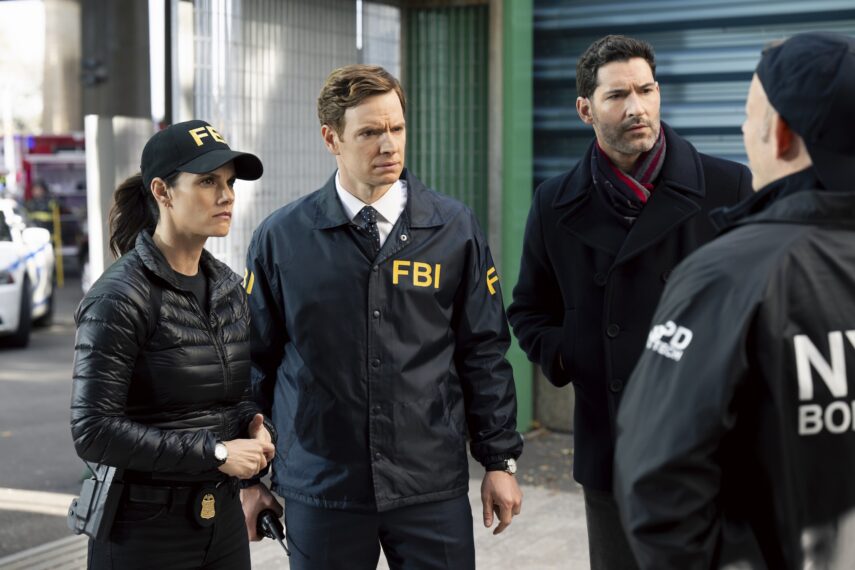Missy Peregrym as Special Agent Maggie Bell, Nick Gehlfuss as Special Agent Bill Goodman, and Tom Ellis as CIA Case Officer Colin Glass — 'CIA' Season 1 Episode 7 "Elimination Game"