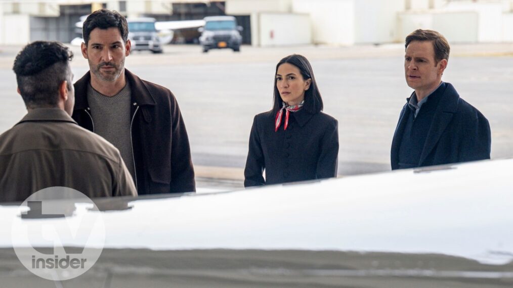 Tom Ellis as CIA Case Officer Colin Glass, Natalee Linez as CIA Analyst Gina Gosian, and Nick Gehlfuss as Special Agent Bill Goodman — 'CIA' Season 1 Episode 9 'Blood Money'